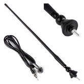 Gummi-Autoantenne mit Adapter, Seitenansicht