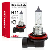 H11 Halogenlampe 12 V 55 W mit UV-Filter