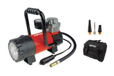 12V Auto-Kompressor mit LED-Leuchte und Manometer