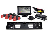 Parkassistent-System mit vier schwarzen Parksensoren
