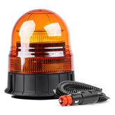 LED-Warnleuchte W02M mit orangefarbenem Licht und magnetischer Montage