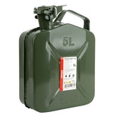 Grüner Metall-Kraftstoffkanister 5 Liter