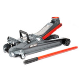 Hydraulischer Wagenheber mit flacher Bauweise und 2,5 Tonnen Tragkraft