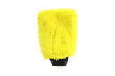 Gelber Mikrofaserhandschuh 23 x 17 cm