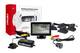 Einparkhilfe mit 4,3-Zoll-Display, Kamera und vier Sensoren
