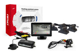 Einparkhilfe mit 4,3-Zoll-Display, Kamera und vier Sensoren