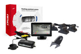Einparkhilfe mit 4,3-Zoll-TFT-Display, Kamera und Sensoren