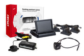 Einparkhilfe mit 4,3-Zoll-TFT-Display, Kamera und vier Sensoren