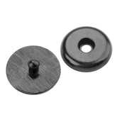 Schwarzer Sicherheitsgurt-Stopper mit 16 mm Durchmesser