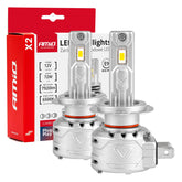 LED-Scheinwerferlampen H7 X2-Serie mit 6500K weißem Licht