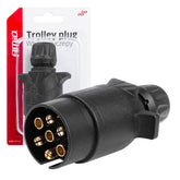 7-polet trailerstik til 12 og 24 V