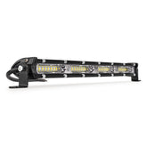 Slim LED-arbejdslygte på 34 cm med spotlys