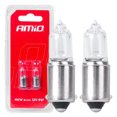H6W Halogenlampen BAX9S 12 V 6 W, 2 Stück