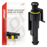 1-poliges Superseal Stecker- und Kontaktsatz