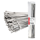Rustfri kabelbindere i stål på 7,9 x 600 mm