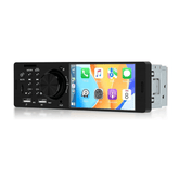 Universal – 4" 1-DIN-Radio mit Apple CarPlay und Android Auto (kabelgebunden) mit 4" Bildschirm und Tastenbedienung.