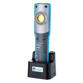 Wiederaufladbare Arbeitslampe von VISION mit 10W COB-LED und UV 395 nm