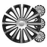 Versaco Radkappen Trend schwarz und silber 13 Zoll 4 Stück