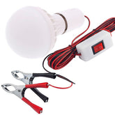 LED-Arbeitsleuchte 12V mit Krokodilklemmen von CARMOTION