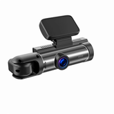 Dual-Dashcam mit Bildschirm – Front- & Innenraumkamera (1080p, Nachtsicht, 360°)