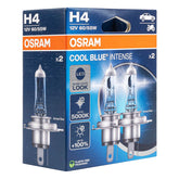 Osram H4 Halogenlampen Cool Blue NEXT GEN 5000K, 2 Stück