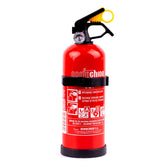 ABC-Pulverlöscher 1 kg mit Manometer und Wandhalterung
