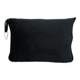 Carpoint Reiseset mit Decke und Kissen, schwarz, 2-in-1