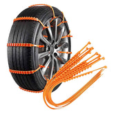 Universal rutschfeste Reifenbänder 920 mm – 10 Stück für Schnee, Eis und glatte Straßen
