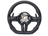 Leder-Sportlenkrad für die BMW F-Serie – M-Style Upgrade mit modernem Design und ergonomischem Griff.