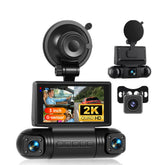3" 2K Dashcam mit 4 Kameras – IPS-Bildschirm, G-Sensor & DVR-Rekorder
