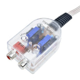 2-Kanal High-Low-Converter – RCA-Line-Output-Adapter für Autoradio