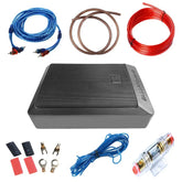 600W aktiver Auto-Subwoofer 12V – kompakter Basslautsprecher mit Audiokabel