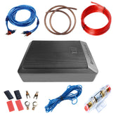600W aktiver Auto-Subwoofer 12V – kompakter Basslautsprecher mit Audiokabel