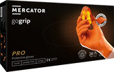 Orange GoGrip nitrilhandsker i størrelse S