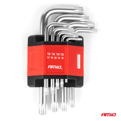 9 kurze Torx-Schlüssel aus robustem CRV-Stahl