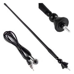 Gummi-Autoantenne mit Adapter, Seitenansicht