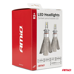 LED-forlygtepærer HB3 9005 i forlygte