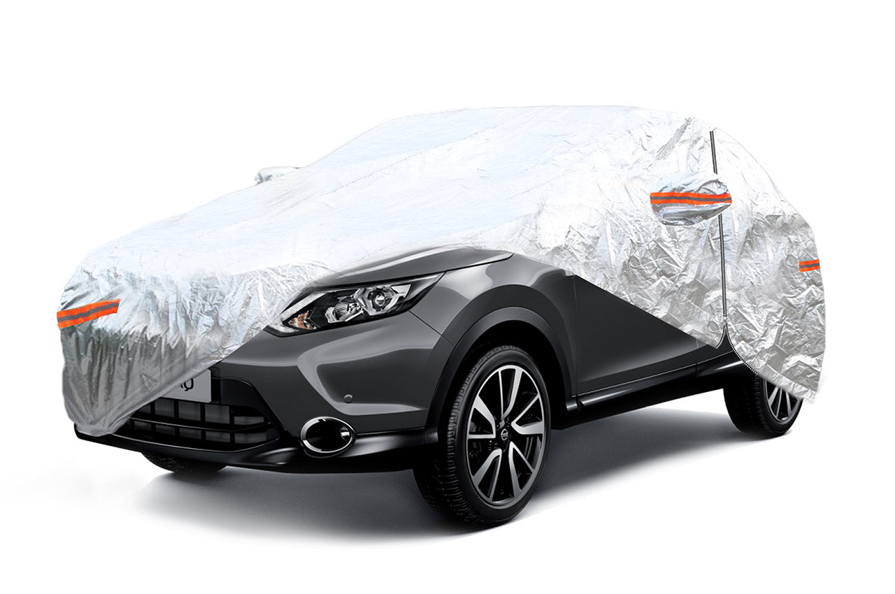 Silberne Aluminium-Autoabdeckung für SUV und VAN in Größe XL