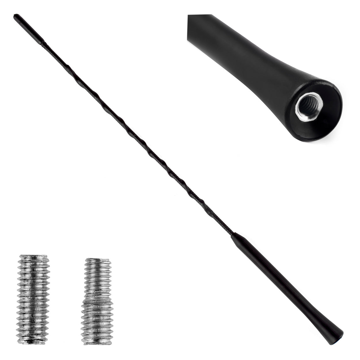 Autoantenne mit 41 cm Antennenstab und 5-/6-mm-Adapter