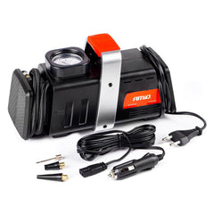 12 V/230 V Auto-Kompressor mit Manometer