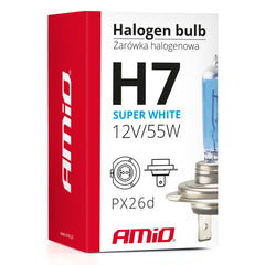 H7 Super White Halogenlampe in Verpackung