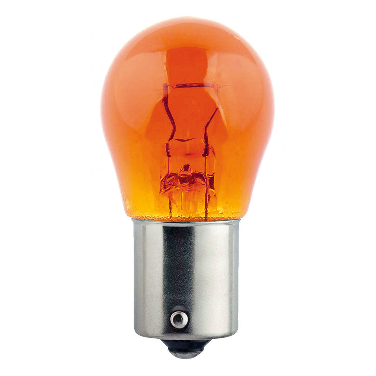 Set mit orangefarbenen PY21W-Halogenlampen