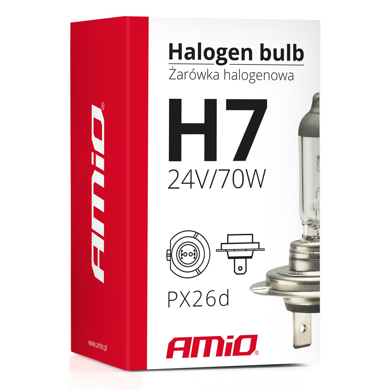 H7 Halogenlampe mit E8-Zulassung