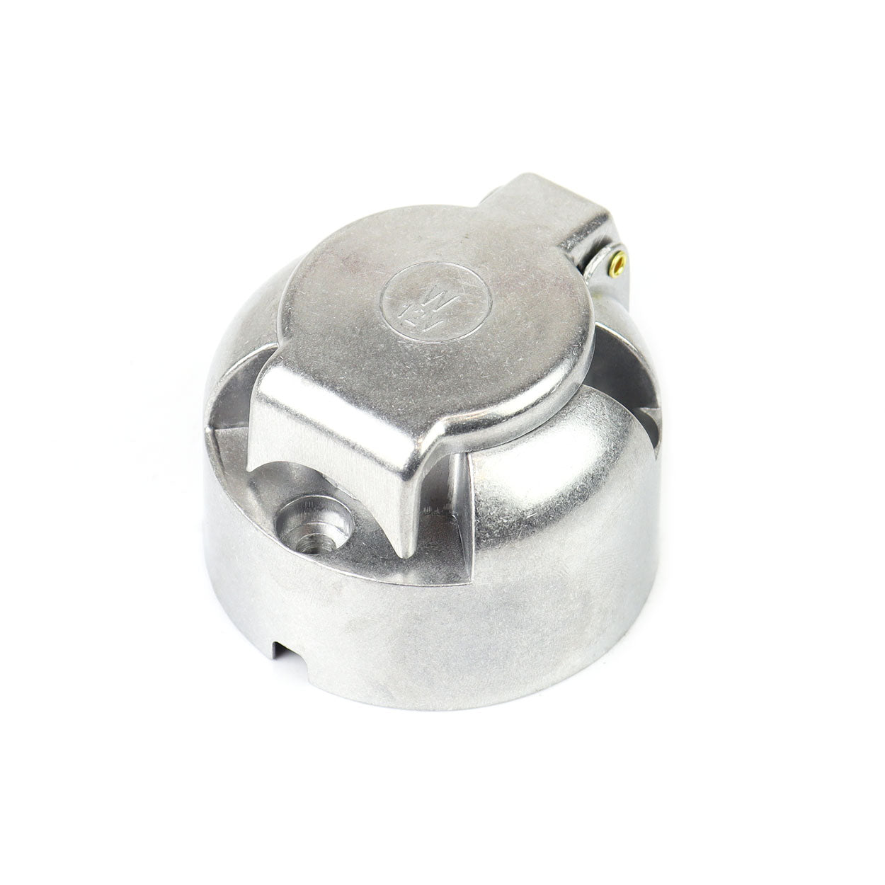 7-poliger Anhängerstecker aus Aluminium aus einem anderen Blickwinkel