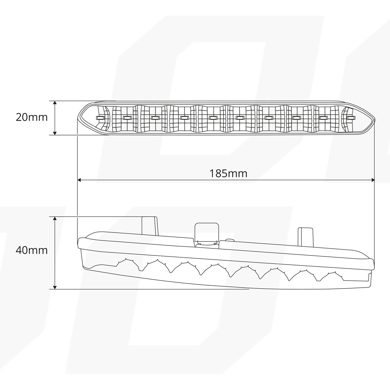 DRL 810 Tagfahrlicht mit LED-Leiste