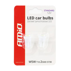 LED-Lampe T10 W5W mit 2 SMD-5730-Dioden