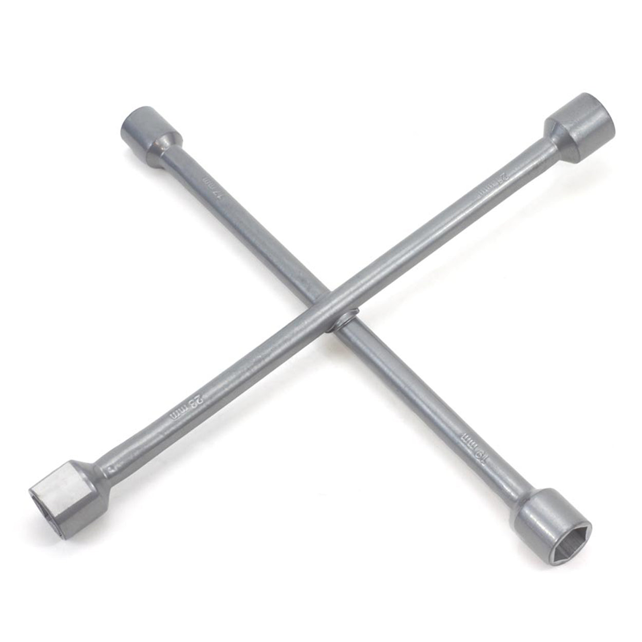 Kreuzschlüssel mit Nüssen in 17, 19, 21 und 23 mm