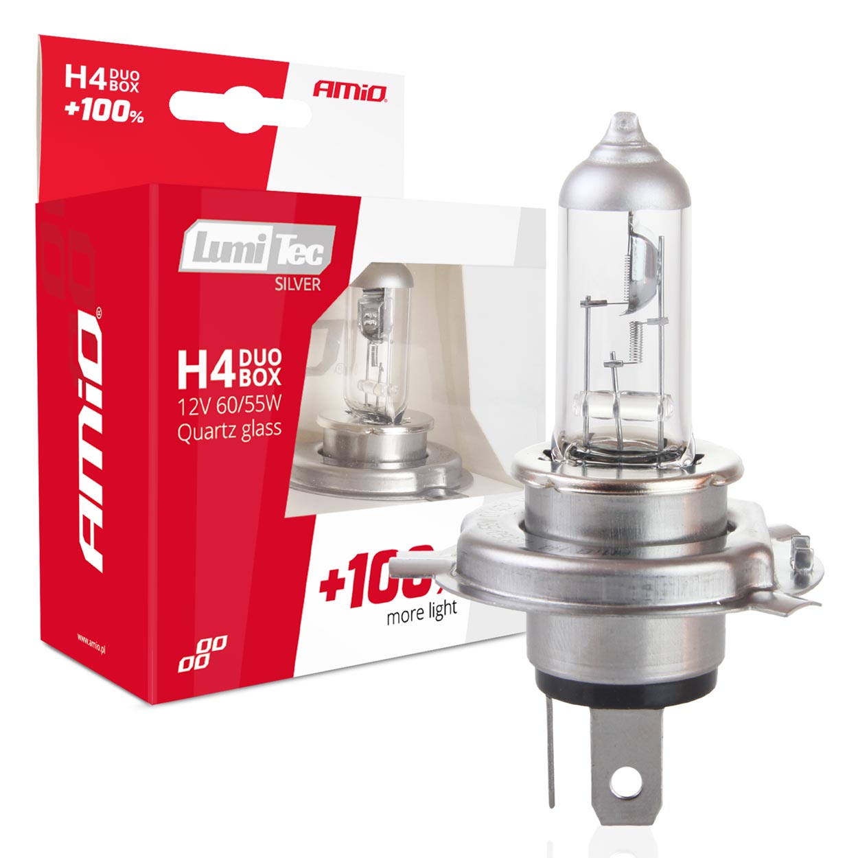 H4 LumiTec Silver Halogenlampen 12V 60/55W