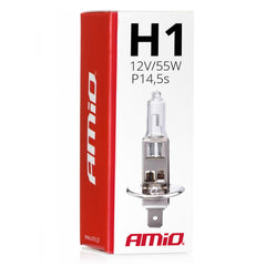 Klare Halogenlampe mit H1-Sockel