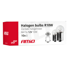 Packung mit 10 R10W-Halogenlampen für die Fahrzeugbeleuchtung